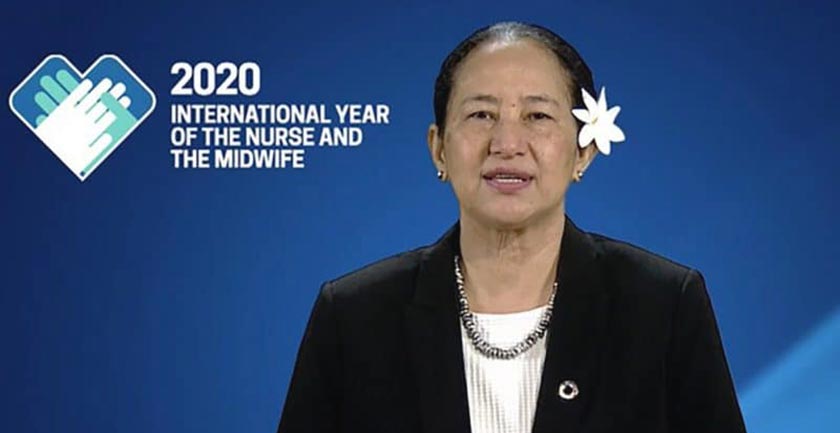 World Health Organization (WHO) chief nursing officer Elizabeth Iro.