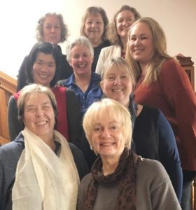 The NZNO college of gerontology nursing, with outgoing chair Bridget Richards (front left)
