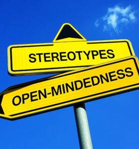 Road signs pointing to stereotypes and openmindedness. PHOTO: ADOBE STOCK
