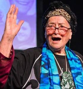 Whaea Rose at the 2019 indigenous nurses hui