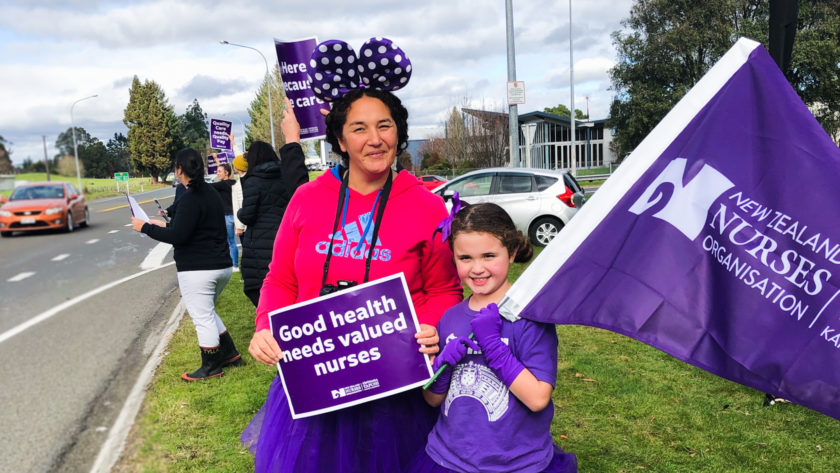 Four corners of Aotearoa turn purple as nurses hit streets Aotearoa turned purple on Wednesday as NZNO members went on strike around the nation.