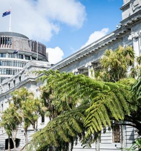 The Beehive and NZ Parliament building in Wellington. PHOTO: ADOBE STOCK
