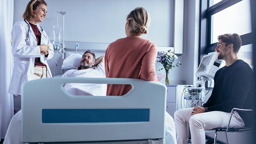 Hospital visitors must be limited in a pandemic