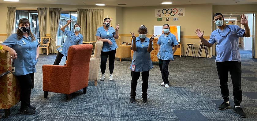 Christchurch Nurse Maude Hospital's aide team