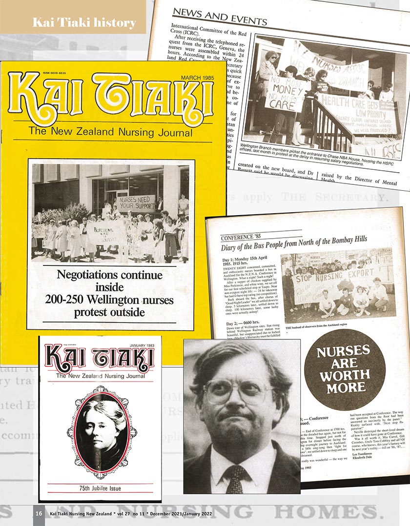Kai Tiaki covers and articles from the 1980s