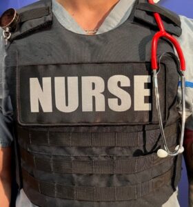 Community mental health nurses are considering stab-proof vests and personal alarms as part of a 