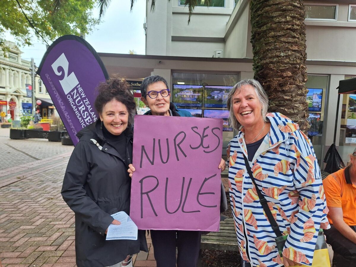 ‘It’s chaos — nurses, doctors brave weather bomb to strike, rally over ‘dangerous’ health system