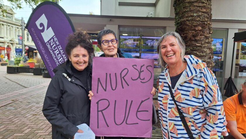 ‘It’s chaos — nurses, doctors brave weather bomb to strike, rally over ‘dangerous’ health system ‘May Day’, May 1 saw large strikes and rallies throughout the country as nurses, doctors and other health workers braved at times life-threatening storms to join in a desperate call for a safer health system.