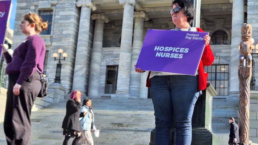 Love, anger, and a reminder to men — mammoth pay-equity petition delivered at Parliament It's simple - Wendy Rees loves people, loves her patients, but she's really angry.