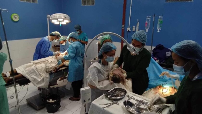 Amidst airstrikes, NZNO helps bring nursing knowledge to conflict zone It's safe to publish the name of the man speaking from the other side of the world, Thant Zin, because it's a very common one in Myanmar, we've been told.