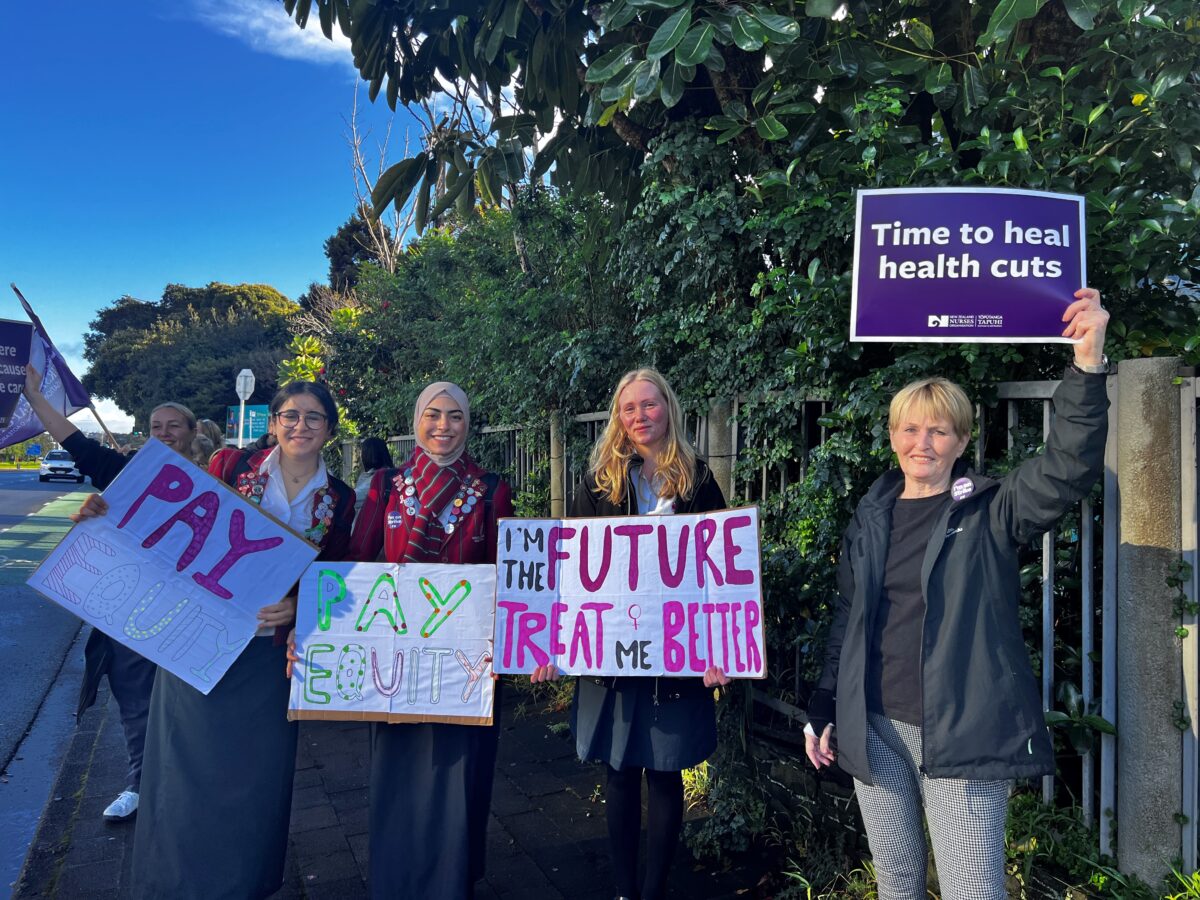 ‘I felt extremely proud to walk alongside the nurses’