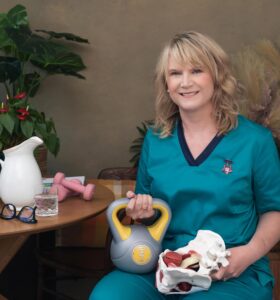 Personal trainer returns to nursing to save 'one vagina at a time'.