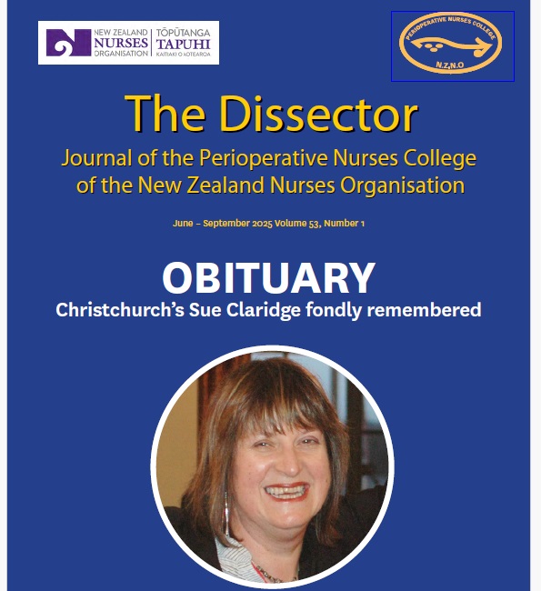 50 years of publishing and loss of beloved nurse leader in latest edition of perioperative journal ‘The Dissector’