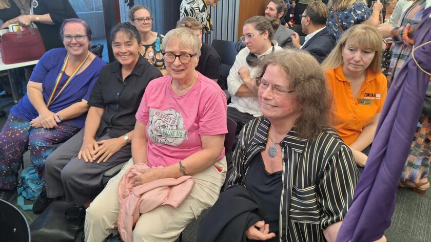 ‘Don’t be defeated, that’s what they want’: Government blasted at pay equity report launch 'It's absolutely not part of a democratic society, and it was devastating for the workforces.'