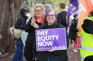 Nursing in 'most profound moments' -- but still no pay equity