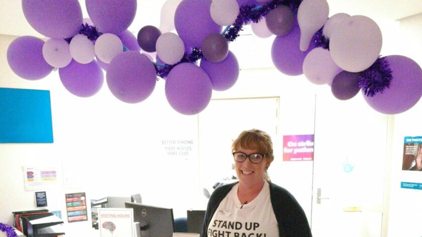 Cut-down cupcakes, cute dinosaurs . . .  nurses and kaiāwhina get creative for pay equity’s go purple day As nurses and kaiāwhina everywhere prepare to purple up for pay equity tomorrow in the run-up to International Women's Day, we bring you some eye-grabbing inspiration from around the motu.