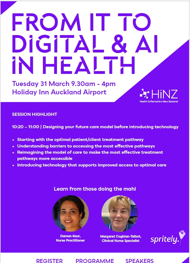 Upcoming digital leadership workshop features a nurse-designed patient tool