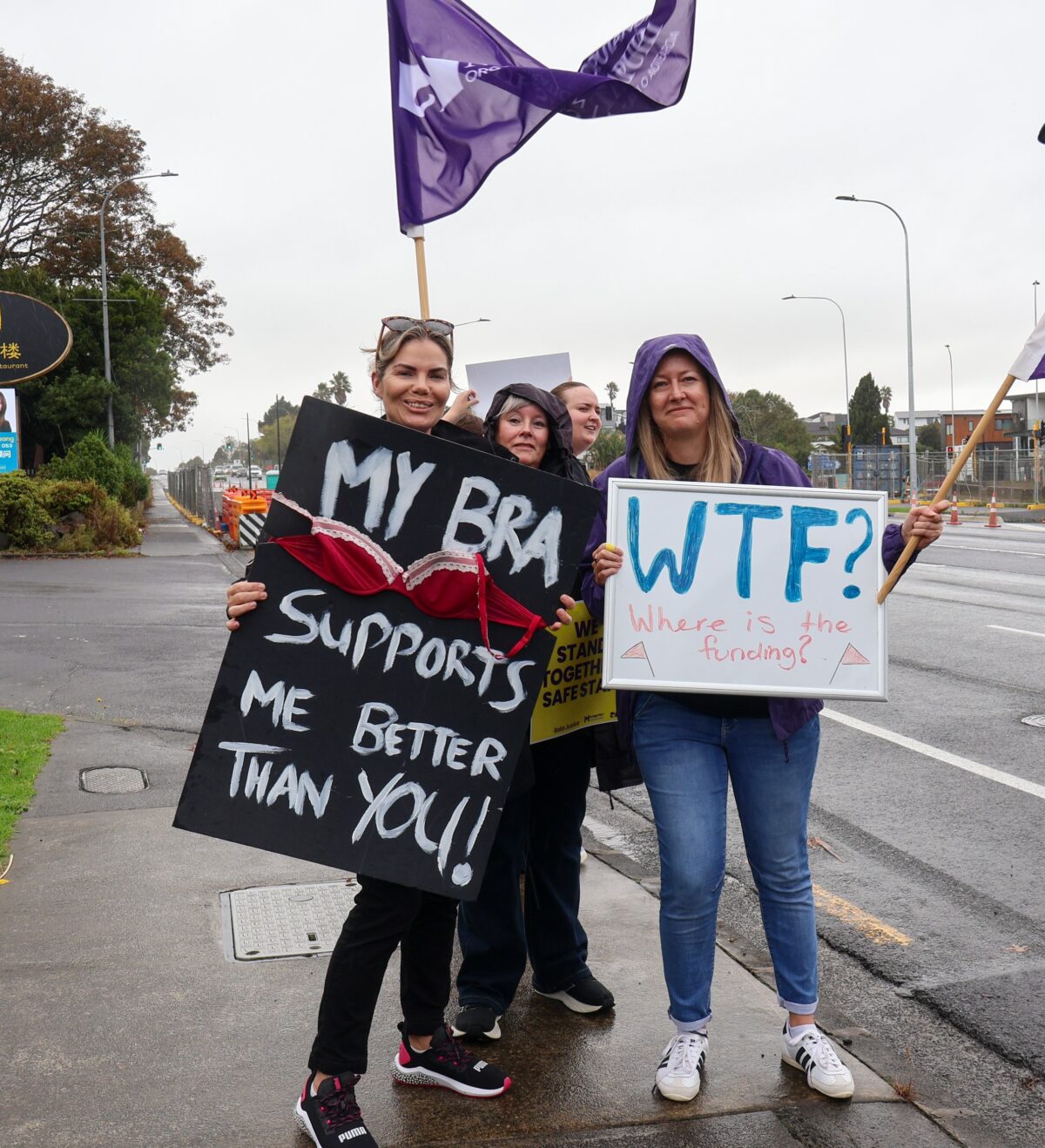 ‘It’s not about the pay’ — Auckland district nurses go on strike