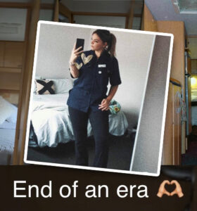 New nursing graduate Ella Hofman got so cold and sick living in a caravan for two months on placement, she was still unwell weeks later while sitting her nursing exams.