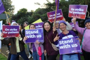 Muriwai ward staff walk off the job