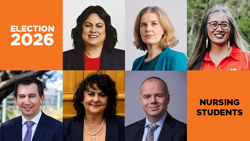Vote for health: From Labour to ACT, how will (or won’t) our politicians support nursing students? Kaitiaki launches an eight-day crash course on how our politicians plan to fix a health system in crisis. We've posed eight questions to the main parties. Now we're rolling out their responses - or lack thereof - before the Election.